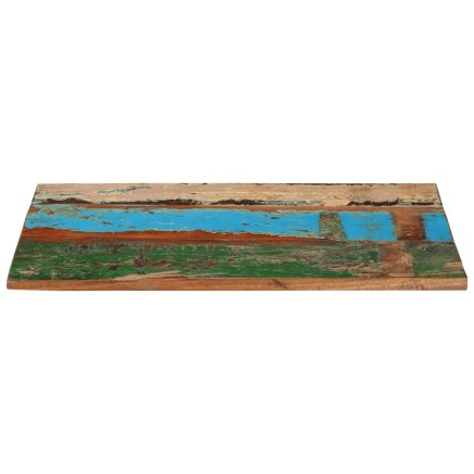 Dessus de table rectangulaire 60x90 cm 25-27 mm Bois récupéré 2