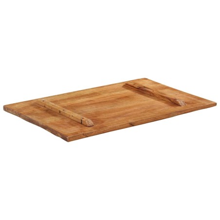 Dessus de table rectangulaire 60x90 cm 25-27 mm Bois récupéré