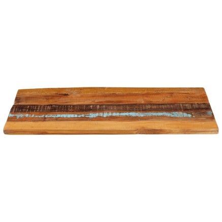 Dessus de table rectangulaire 60x100 cm 25-27 mm Bois récupéré 2