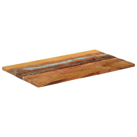Dessus de table rectangulaire 60x100 cm 25-27 mm Bois récupéré