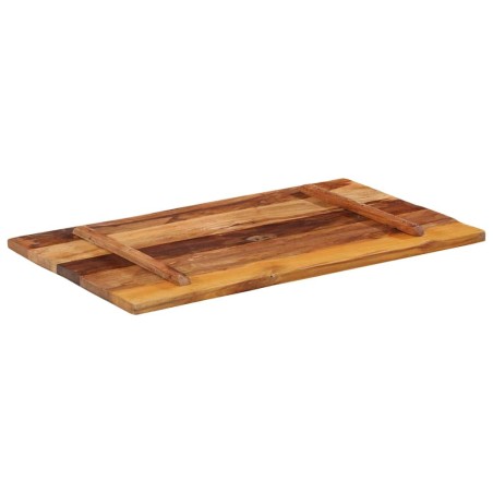 Dessus de table rectangulaire 60x100 cm 25-27 mm Bois récupéré