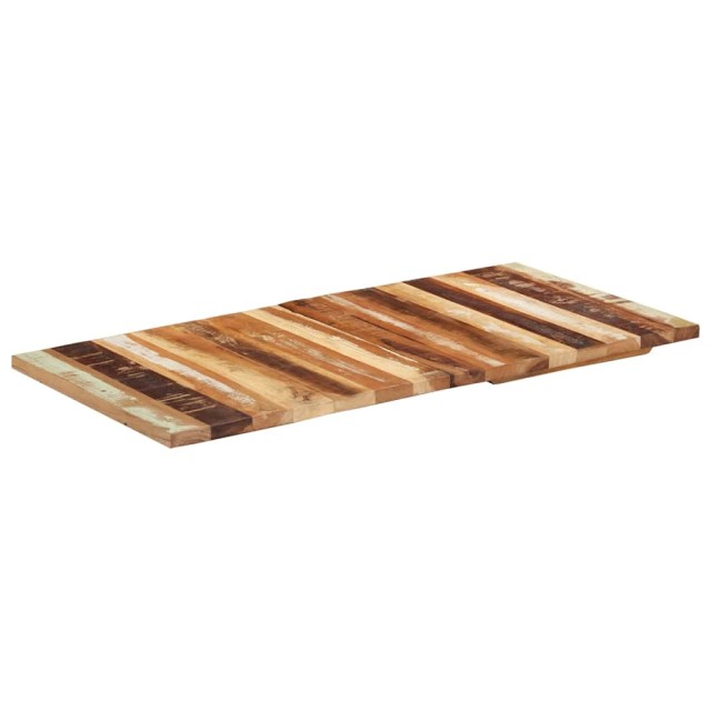 Dessus de table rectangulaire 60x120 cm 25-27 mm Bois récupéré