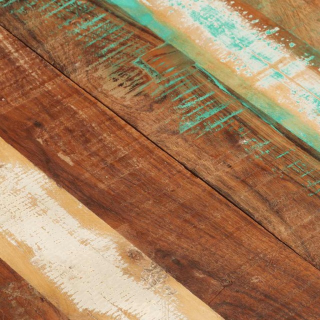 Dessus de table rectangulaire 60x120 cm 25-27 mm Bois récupéré
