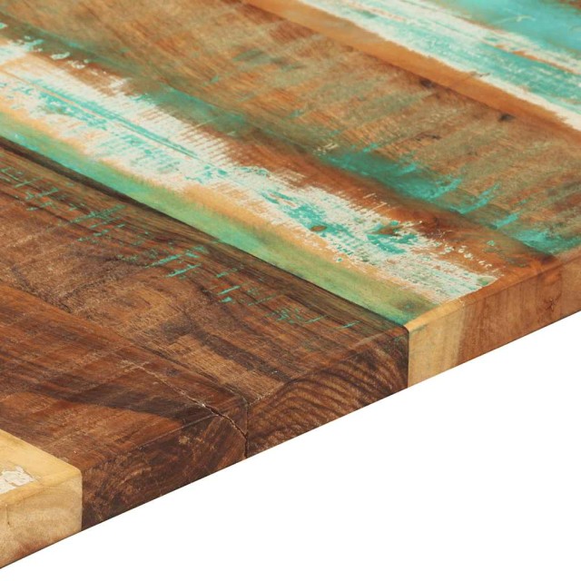 Dessus de table rectangulaire 60x120 cm 25-27 mm Bois récupéré