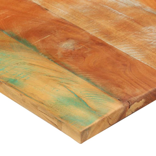 Dessus de table rectangulaire 60x140 cm 25-27 mm Bois récupéré