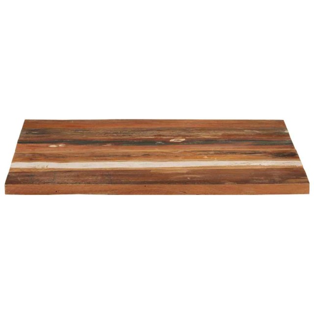 Dessus de table carré 70x70 cm 25-27 mm Bois de récupération