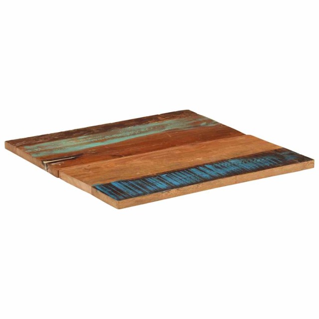 Dessus de table carré 70x70 cm 25-27 mm Bois de récupération