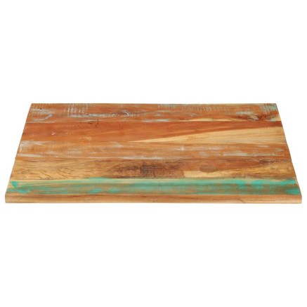 Dessus de table rectangulaire 70x80 cm 25-27 mm Bois récupéré 2