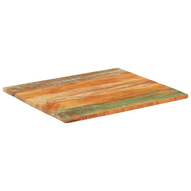 Dessus de table rectangulaire 70x80 cm 25-27 mm Bois récupéré