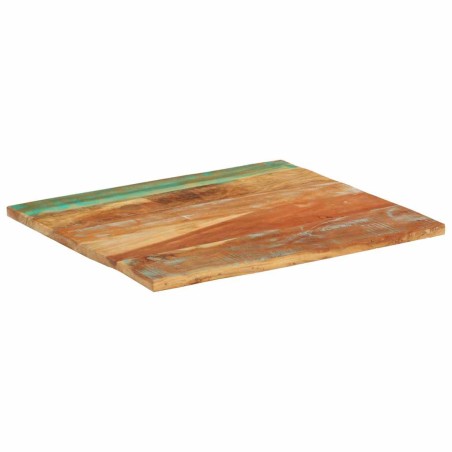 Dessus de table rectangulaire 70x80 cm 25-27 mm Bois récupéré