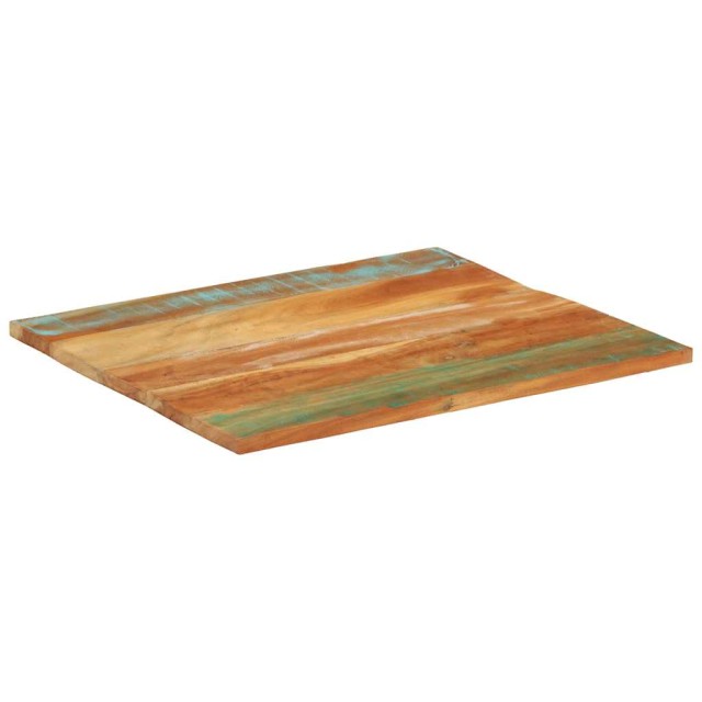 Dessus de table rectangulaire 70x80 cm 25-27 mm Bois récupéré