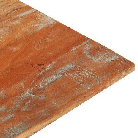 Dessus de table rectangulaire 70x80 cm 25-27 mm Bois récupéré