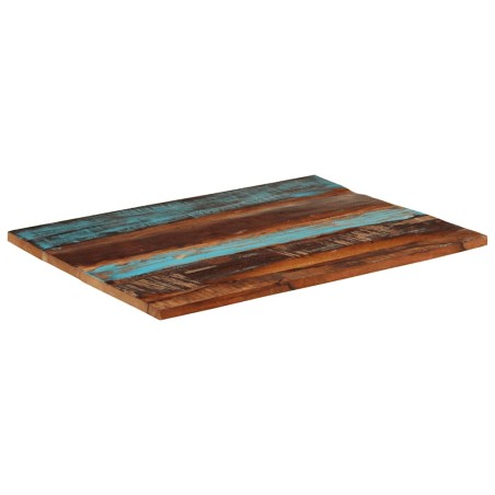 Dessus de table rectangulaire 70x90 cm 25-27 mm Bois récupéré
