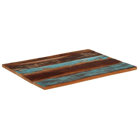 Dessus de table rectangulaire 70x90 cm 25-27 mm Bois récupéré