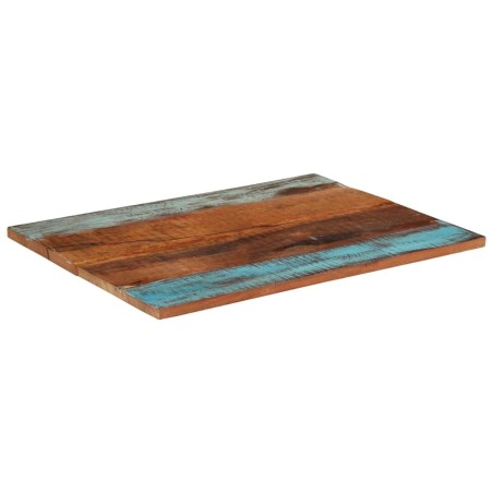 Dessus de table rectangulaire 70x90 cm 25-27 mm Bois récupéré