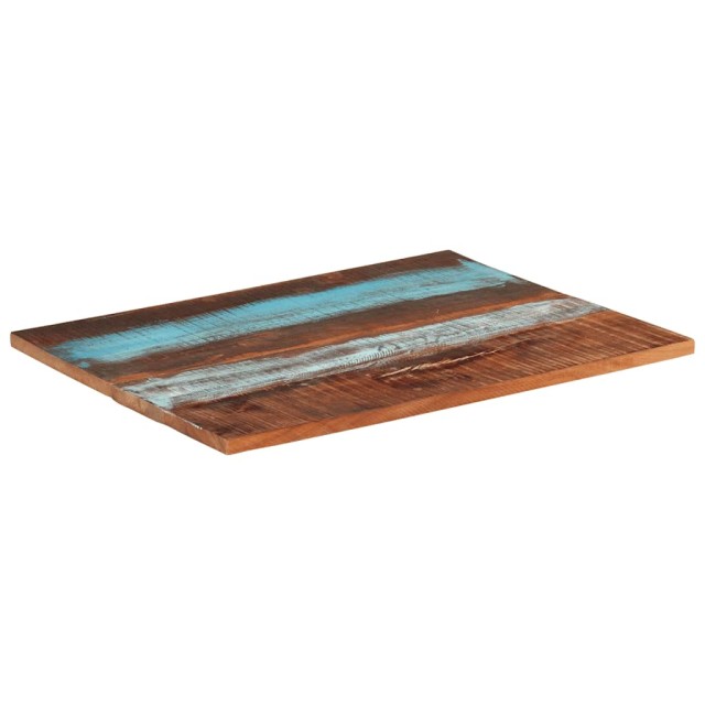 Dessus de table rectangulaire 70x90 cm 25-27 mm Bois récupéré