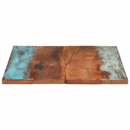 Dessus de table rectangulaire 70x90 cm 25-27 mm Bois récupéré