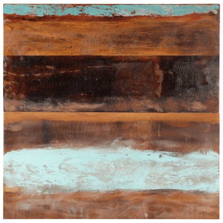 Dessus de table carré 80x80 cm 25-27 mm Bois de récupération