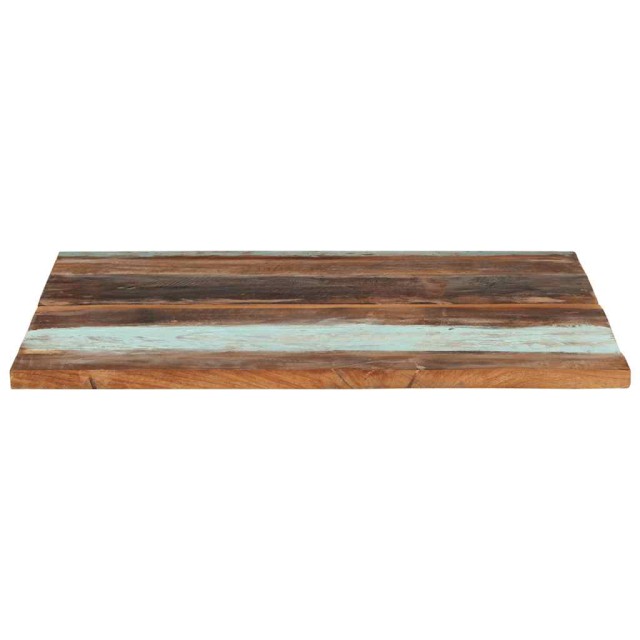 Dessus de table carré 80x80 cm 25-27 mm Bois de récupération