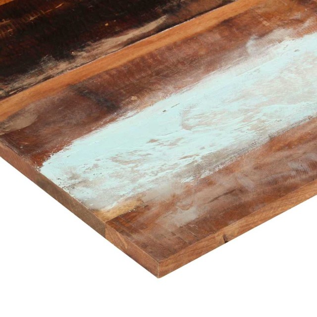 Dessus de table carré 80x80 cm 25-27 mm Bois de récupération