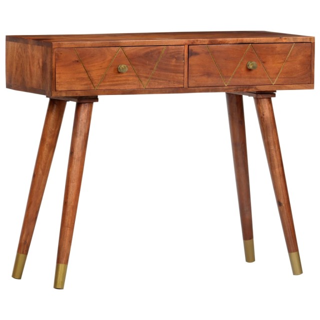 Table console 90x35x76 cm Bois d'acacia massif