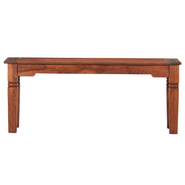 Banc 110 cm Bois d'acacia solide