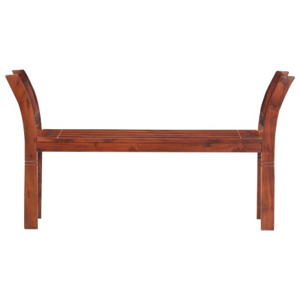 Banc 111 cm Bois d'acacia solide 2