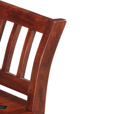 Banc 111 cm Bois d'acacia solide