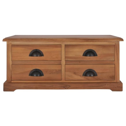 Table basse 68x68x30 cm Bois de teck solide 2