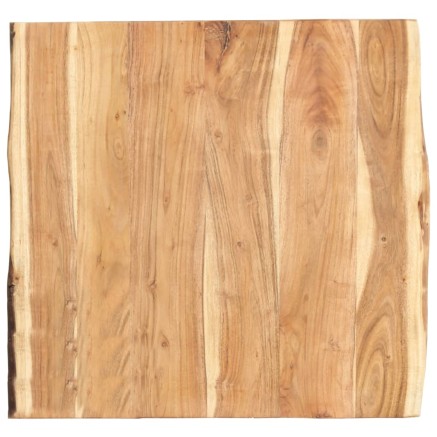 Dessus de table Bois d'acacia massif 58x(50-60)x3,8 cm