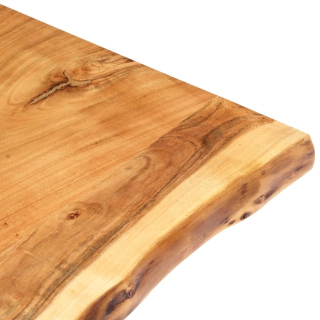 Dessus de table Bois d'acacia massif 80x(50-60)x2,5 cm