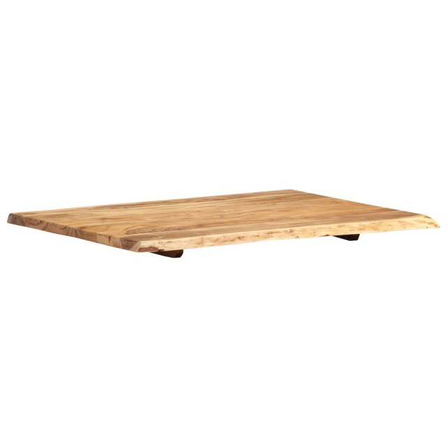 Dessus de table Bois d'acacia massif 80x(50-60)x2,5 cm