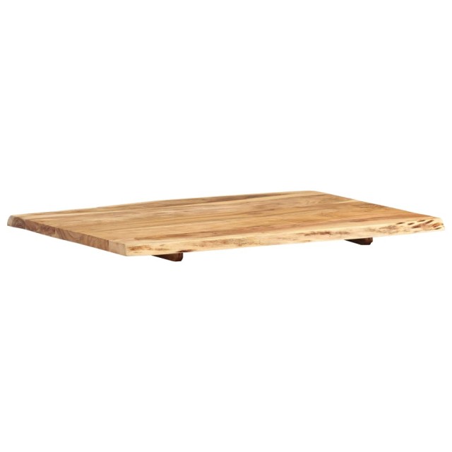 Dessus de table Bois d'acacia massif 80x(50-60)x2,5 cm