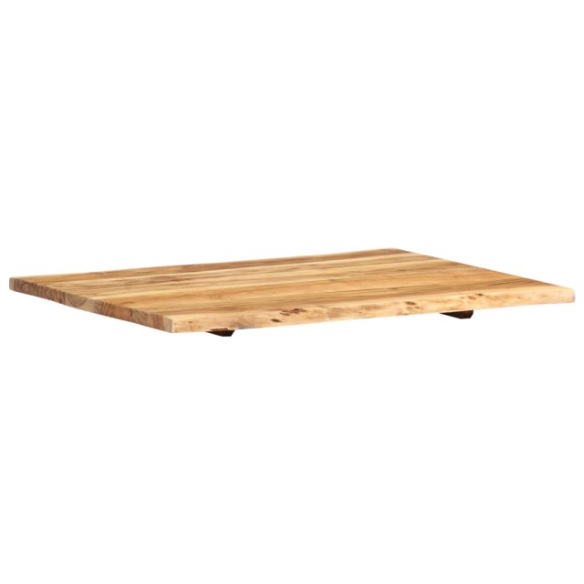 Dessus de table Bois d'acacia massif 80x(50-60)x2,5 cm