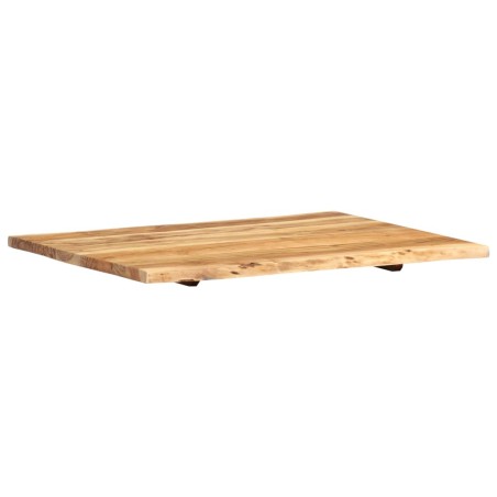 Dessus de table Bois d'acacia massif 80x(50-60)x2,5 cm