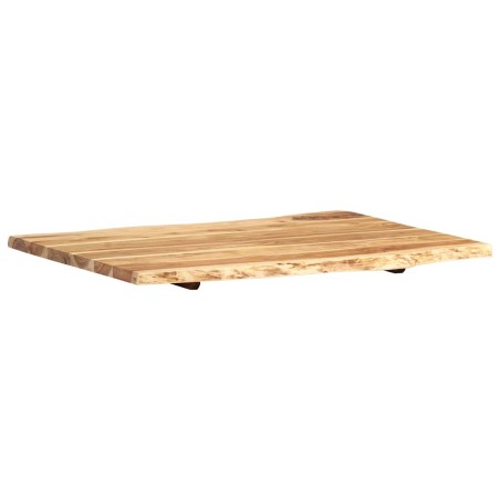 Dessus de table Bois d'acacia massif 80x(50-60)x2,5 cm