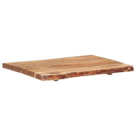Dessus de table Bois d'acacia massif 80x(50-60)x3,8 cm