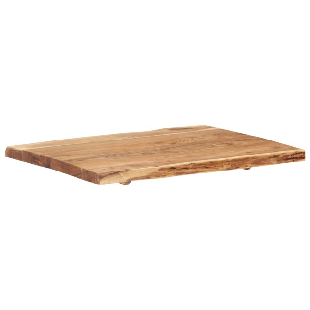 Dessus de table Bois d'acacia massif 80x(50-60)x3,8 cm