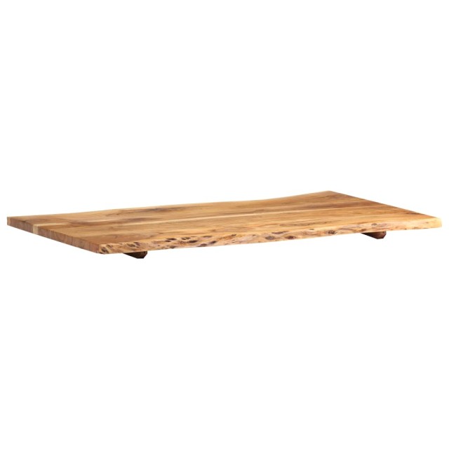 Dessus de table Bois d'acacia massif 100x(50-60)x2,5 cm