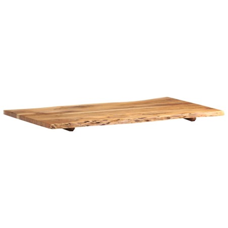 Dessus de table Bois d'acacia massif 100x(50-60)x2,5 cm