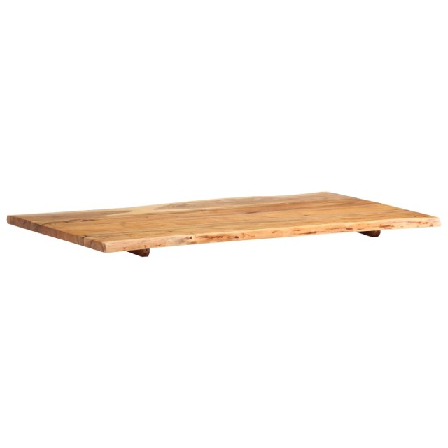 Dessus de table Bois d'acacia massif 100x(50-60)x2,5 cm