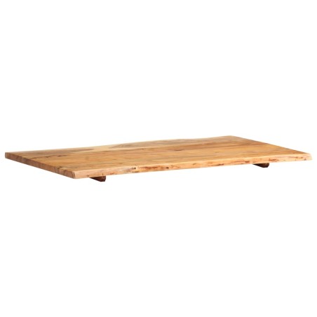 Dessus de table Bois d'acacia massif 100x(50-60)x2,5 cm