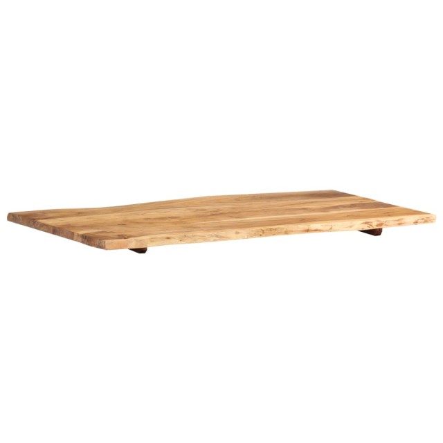 Dessus de table Bois d'acacia massif 100x(50-60)x2,5 cm