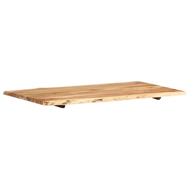 Dessus de table Bois d'acacia massif 100x(50-60)x2,5 cm