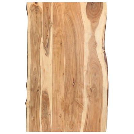Dessus de table Bois d'acacia massif 100x(50-60)x3,8 cm