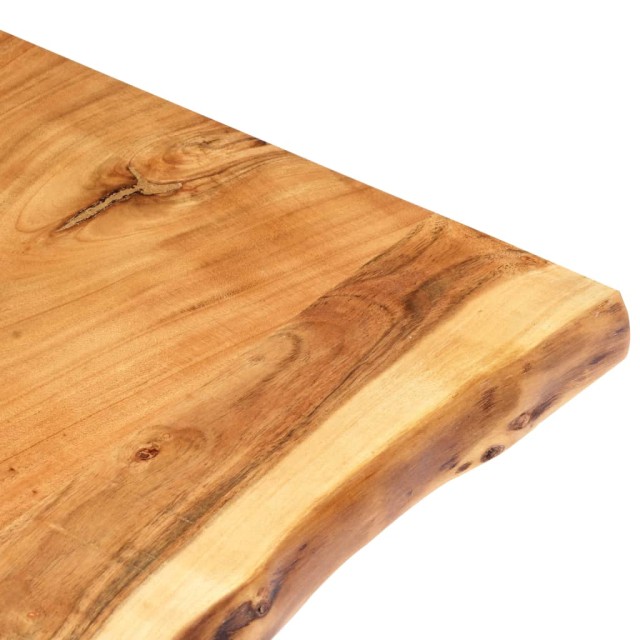Dessus de table Bois d'acacia massif 100x(50-60)x3,8 cm