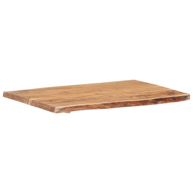Dessus de table Bois d'acacia massif 100x(50-60)x3,8 cm