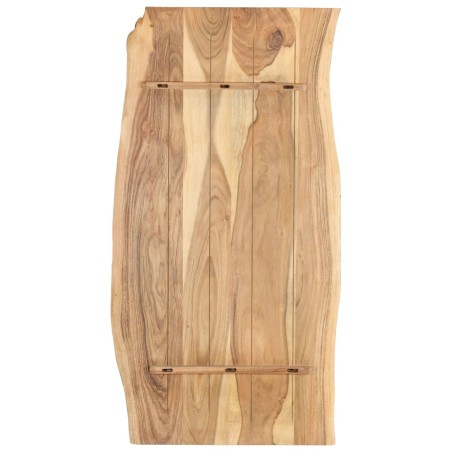 Dessus de table Bois d'acacia massif 118x(50-60)x2,5 cm