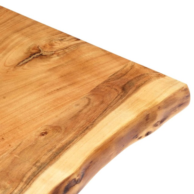 Dessus de table Bois d'acacia massif 118x(50-60)x2,5 cm