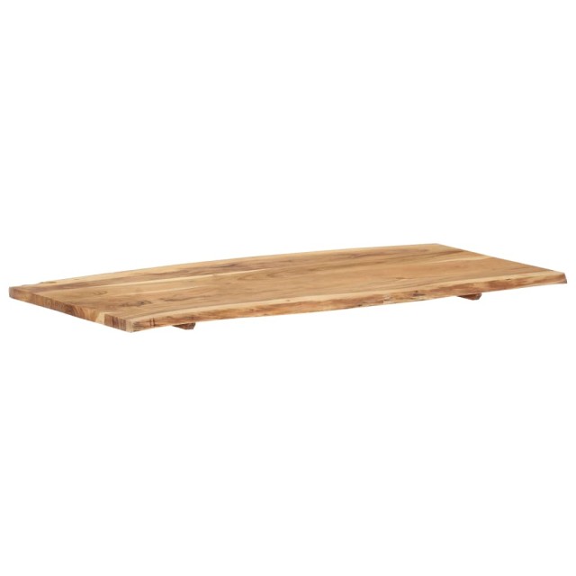 Dessus de table Bois d'acacia massif 118x(50-60)x2,5 cm